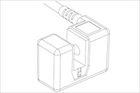 Drawing of Orantech ETCO2 transducer