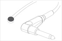 Drawing of Orantech skin temperature probe