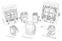 Drawing of Orantech orthopedic tourniquet cables