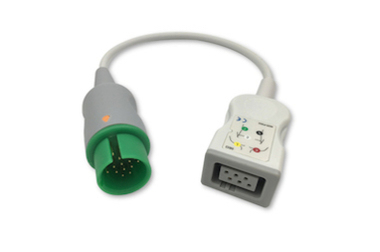 Image of Philips Replacement ECG ET-5007R025-CV-I Cable - 5 Leads, Grabber, AHA, Non-OEM
