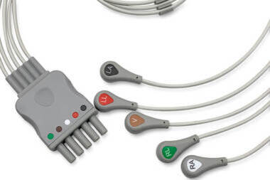Image of Philips Replacement ECG Single-Patient US Lead Wires - Non-OEM, High-Quality (1-5-1)